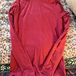 Pink Lululemon Long Sleeve running top